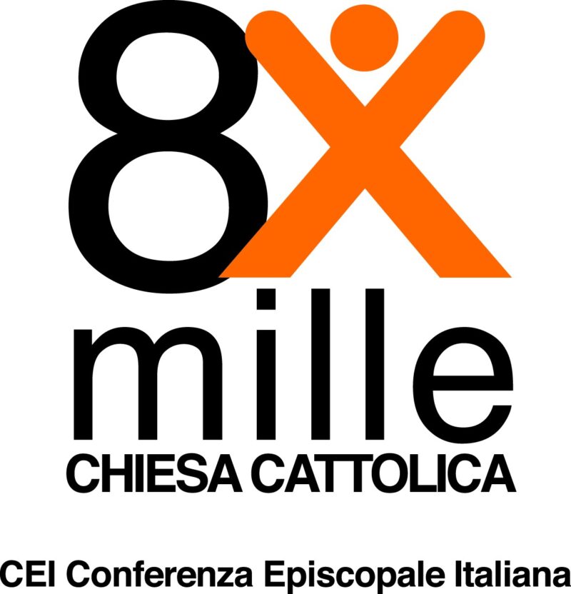 CEI logo 8xmille_arancio