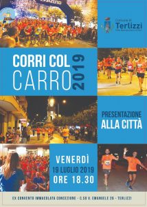 Manifesto "Corri col carro 2019"